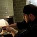 A chef cuts up a pizza at Grizzly Peak during Ann Arbor Restaurant Week on Monday, Jan. 21. Daniel Brenner I AnnArbor.com
